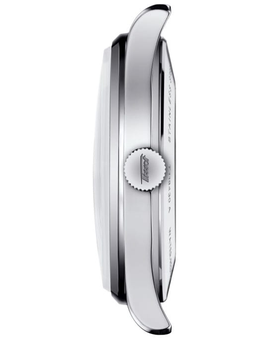 Tissot Tissot Heritage Visodate Powermatic 80 T118.430.16.051.00, t-heritage швейцария мужские часы на браслете кожаный боковой вид